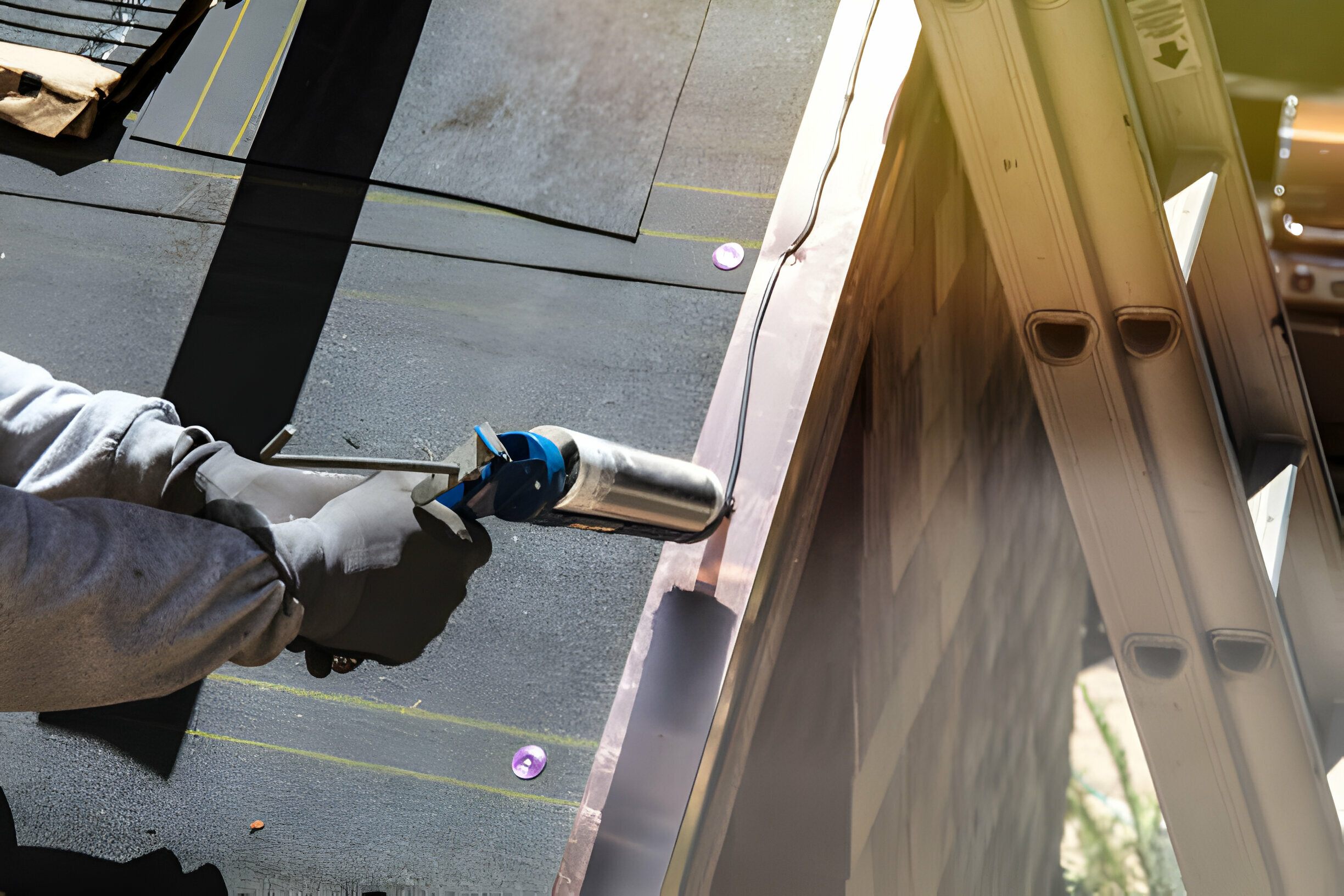 Roof Sealant Application
