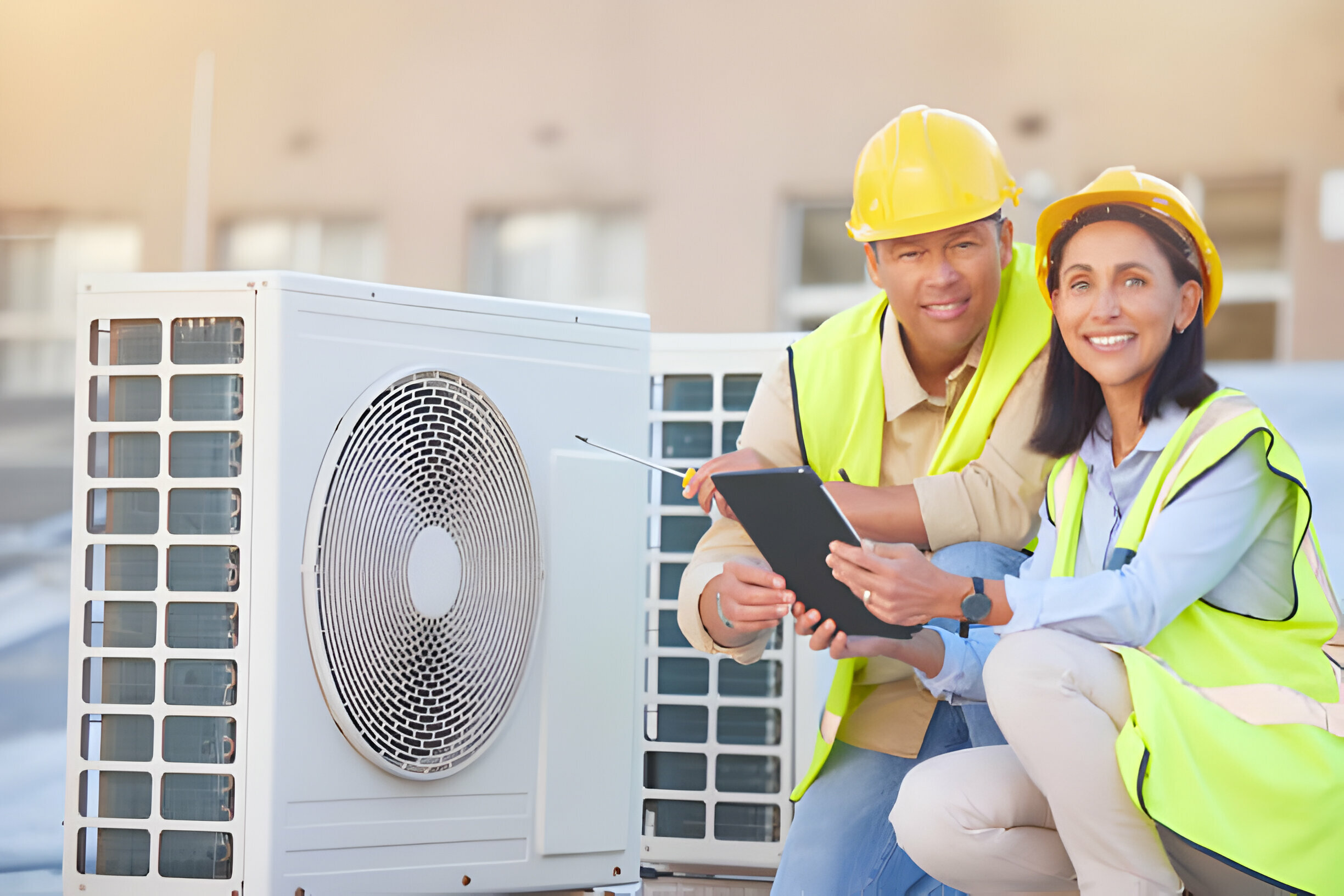 how to hide outdoor air conditioning unit
