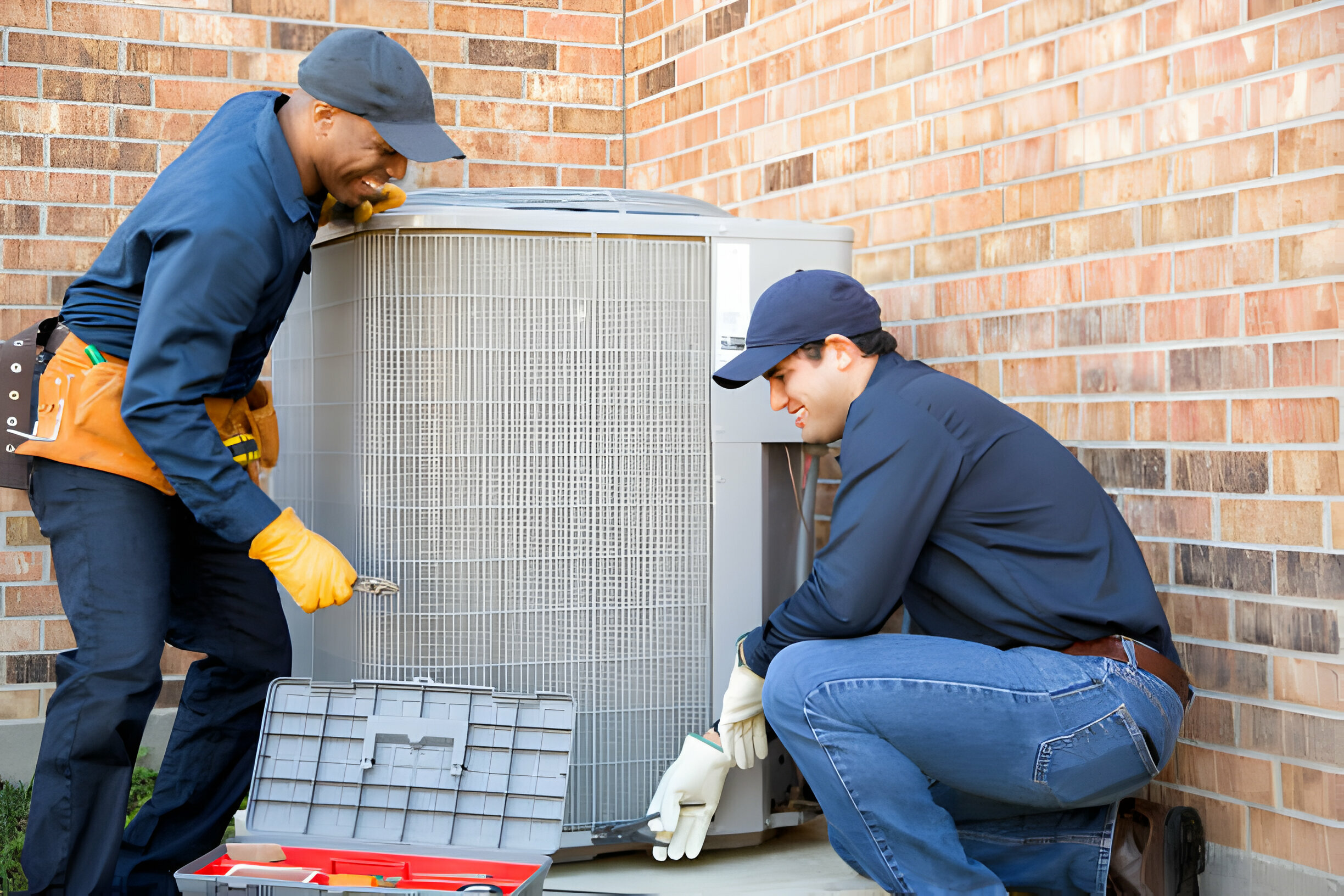 how to hide outdoor air conditioning unit